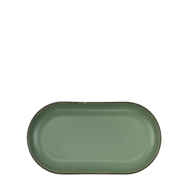 Порцеланово плато овално 33x21см OLIVE-(OLIVE 33X21 YKYVC) - Horecano