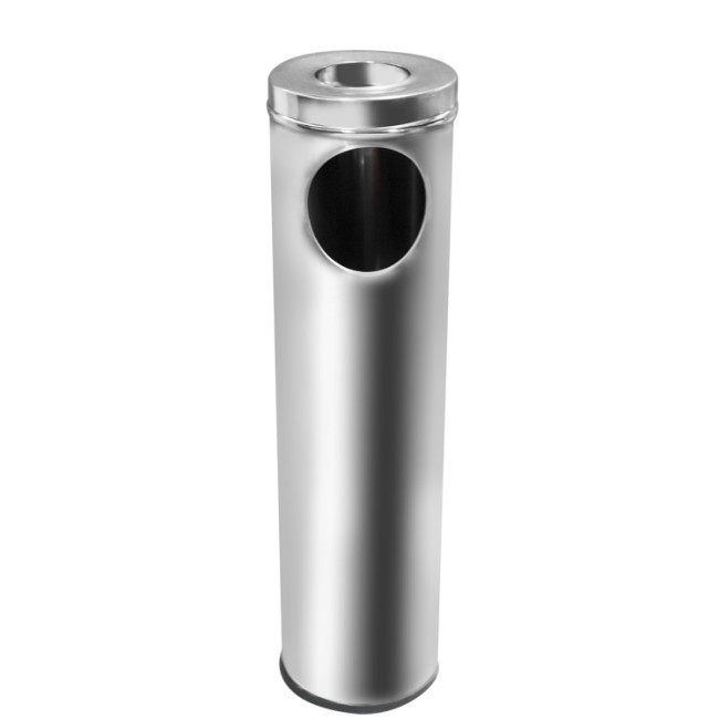 Иноксов екстериорен пепелник висок 15х58см BR(26111) - Horecano