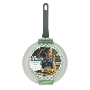 Алуминиев тиган за палачинки с незалепващо покритие ф26x1,7см CERAMIC GRAY HOME-(DFP-SC06-26) - Horecano