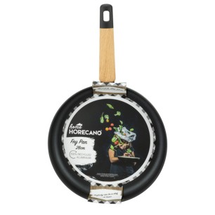 Алуминиев тиган с незалепващо покритие ф28x5,2см BLACK AND WOOD HOME-(DFF-SC16-28) - Horecano