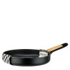 Алуминиев тиган с незалепващо покритие ф28x5,2см BLACK AND WOOD HOME-(DFF-SC16-28) - Horecano