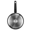 Алуминиев тиган за палачинки с незалепващо покритие ф26x1,7см BLACK AND WOOD HOME-(DFP-SC16-26) - Horecano
