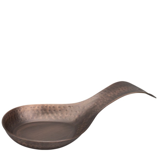 Поставка за прибори с релеф и медно покритие 21x9.5xh3см ANTIQUE HORECANO-RUSTIC-(SG-86334)