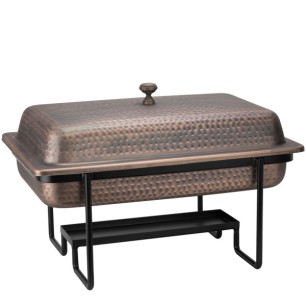 Бен Мари с релеф и медно покритие 1/1GN 55x35см 8л ANTIQUE HORECANO-RUSTIC-(SG-86465(D))