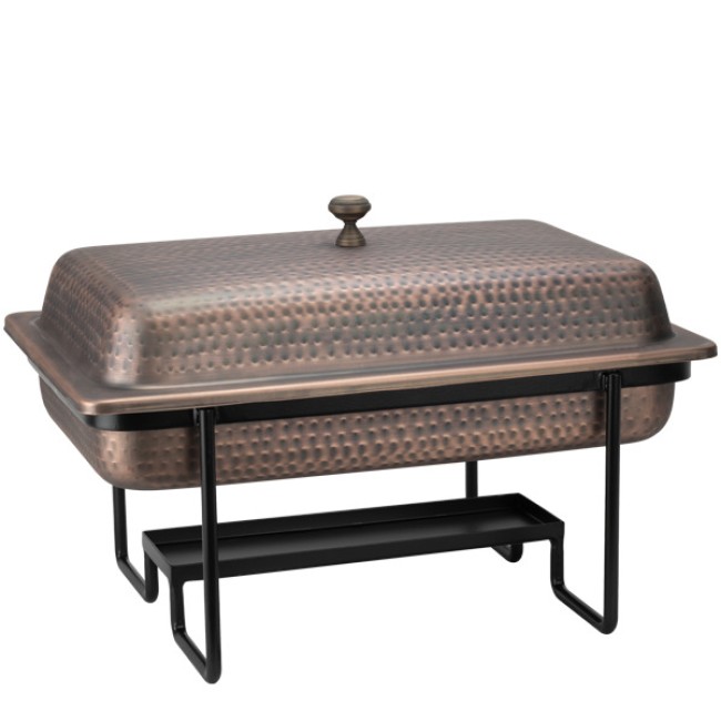 Бен Мари с релеф и медно покритие 1/1GN 55x35см 8л ANTIQUE HORECANO-RUSTIC-(SG-86465(D))
