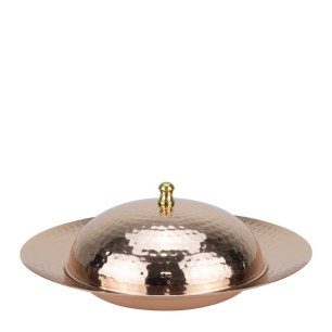 Метална чиния за презентация с капак ф27см CHARM-(НС-84254)(SG-842100(B)) - Horecano