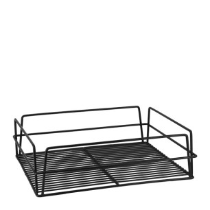 Метална кошница за чаши 42,5x35xh12,5см HELLA BLACK-(HC-84272) - Horecano