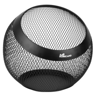 Метална купа скосена ф24xh21см MATT BLACK HOME-(KM255A) - Horecano