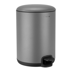 Кош с педал 12л ф24,2xh44,1см сив HOME-(86427-ZB-002PC-GREY) - Horecano