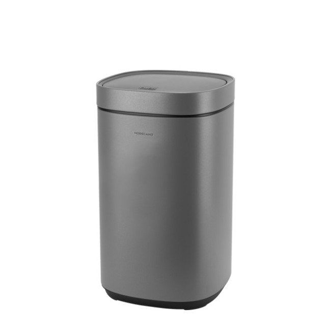 Кош с TOUCH механизъм 20л 30x30xh51см сив HOME-(102370-HF002C-GREY) - Horecano