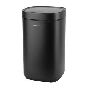 Кош с TOUCH механизъм 20л 30x30xh51см черен HOME-(102370-HF002C-BLACK)  - Horecano