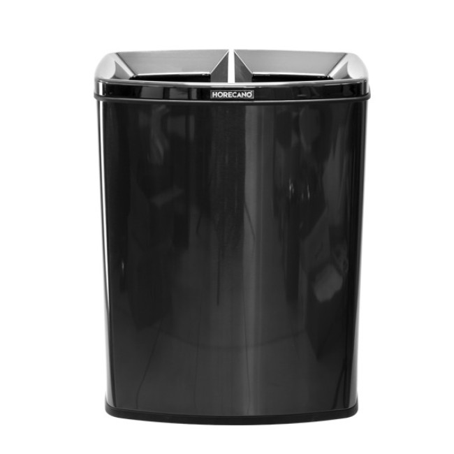Кош за разделно сметосъбиране 58x33xh78см черно злато (110146-001) - Horecano