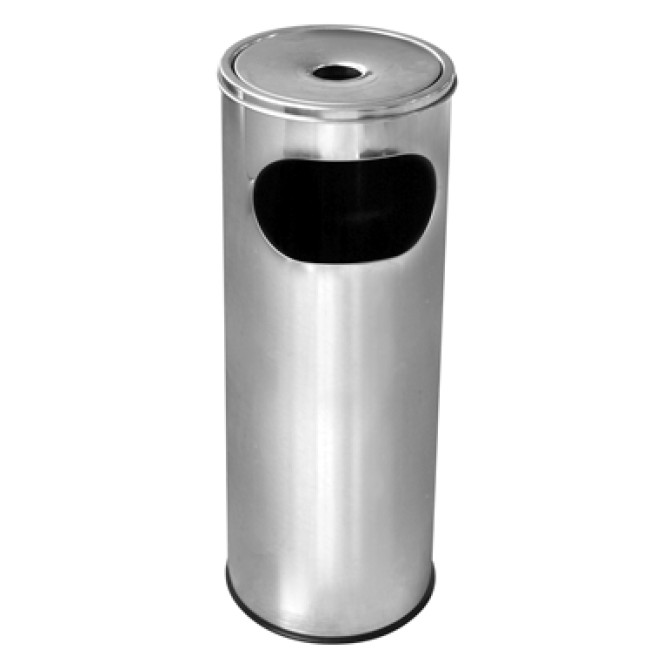 Иноксов пепелник 20,5x20,5x58cм., 12л. G-(11251-001) - Horecano