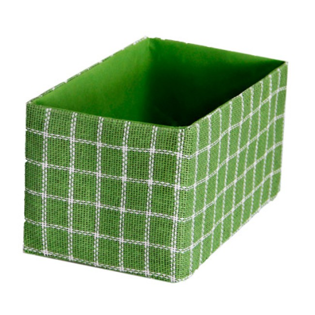 Кутия за вещи зелена 37x25xh20см WH-(WH12-004-2/M) - Horecano