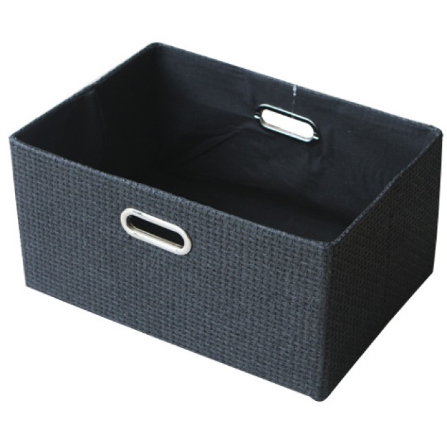 Текстилна кутия за вещи 41x29xh22см черна WH-(WH12-003-3) - Horecano