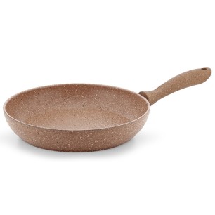 Алуминиев тиган с незалепващо покритие 28см кафяв HR-GRANITE-(ETVDGR0328001) - Hascevher