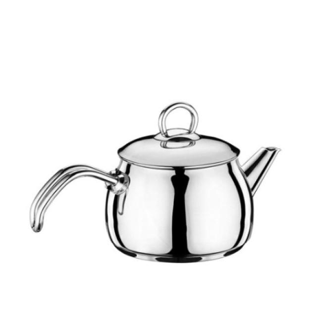 Иноксов чайник с метална дръжка ф10.5xh11см 1л Mini HR-HOME PERFECT-(4CYD024) - Hascevher