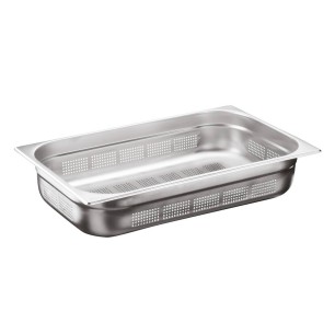 Иноксов гастронорм 1/1 GNP 530x325мм h65мм перфориран (0311.11065.21) - Ozti