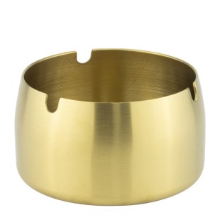 Метален пепелник ф8,5xh5см златист CHARM-(HC-931366) (243191-1) (MBFJ-9) - Horecano