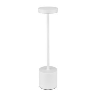 LED лампа за маса ф8xh34см WHITE (HC-931419) (243006-1) - Horecano