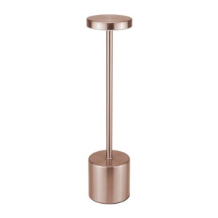 LED лампа за маса ф8xh34см ROSE GOLD (HC-931435) (243006-4 ) - Horecano