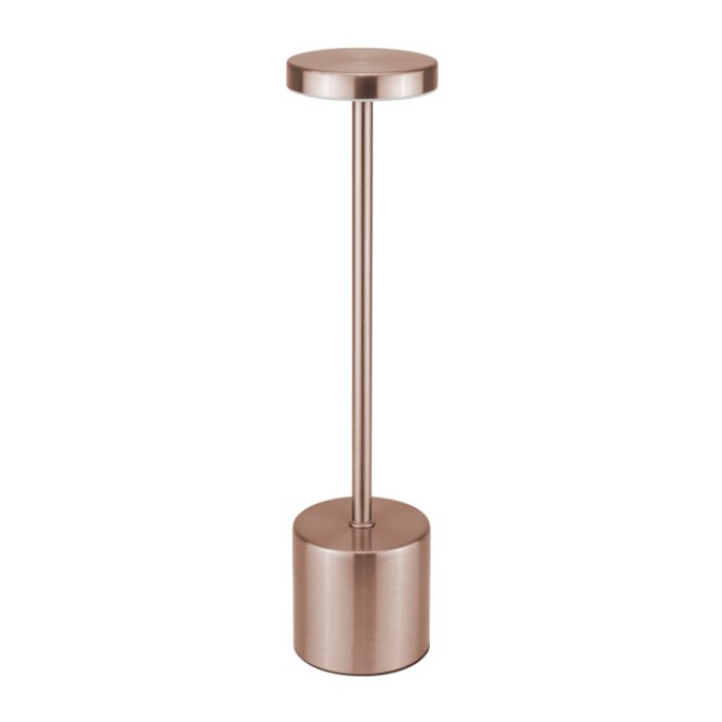 LED лампа за маса ф8xh34см ROSE GOLD (HC-931435) (243006-4 ) - Horecano