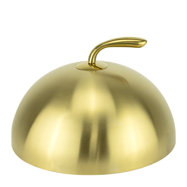 Иноксов клош / капак за румсървиз ф22xh12,5см GOLD SYDNEY-(HC-931468) (242878-1) - Horecano