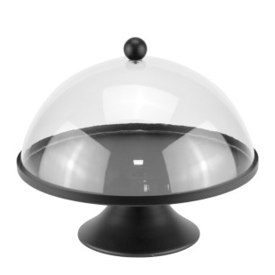 Стойка за блок маса с капак ф30xh27см HELLA BLACK-(HC-931494) (29C913-1) (242999-1) - Horecano