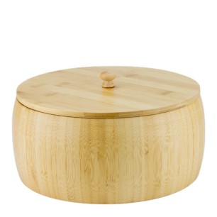 Бамбукова купа с капак 17х8.5см  HORECANO-FAIA-(0193552-1)