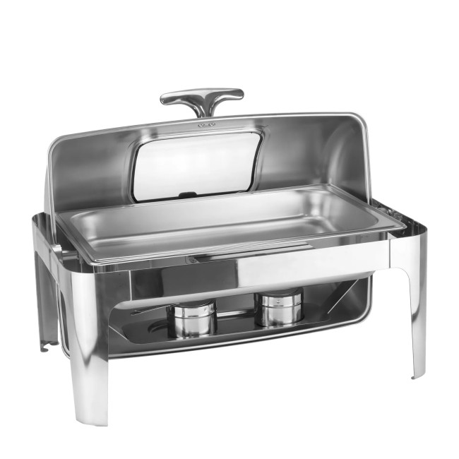 Иноксово Бен Мари с прозрачен капак GN 1/1 45х64х43см HORECANO-(0193554)