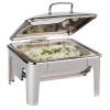 Иноксово Бен Мари с прозрачен капак 56,5х43х29см HORECANO-(0193553-2)