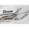 Метални сламки с наклон 6 бр. сребристи BARWARE-(HC-93909) 194568 - Horecano