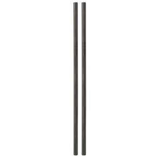 Метални сламки прави 6 бр. черни BARWARE-(HC-93912) 194571 - Horecano