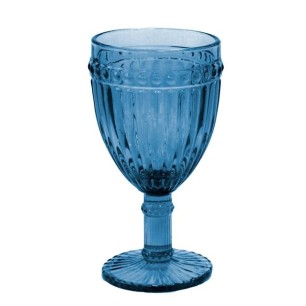 Стъклена чаша за червено вино ф8.5х16.5cm 300ml СИНЬО OLD SCHOOL-(HC-93959) 194610-2 - Horecano