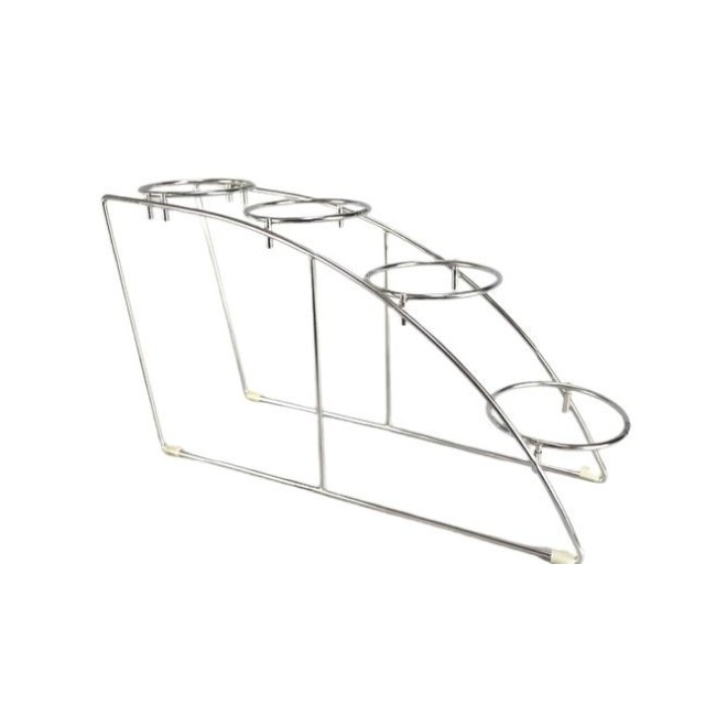 Иноксова поставка за големи буркани на 4 етажа 19x53xh32,5см HORECANO(901300SS)
