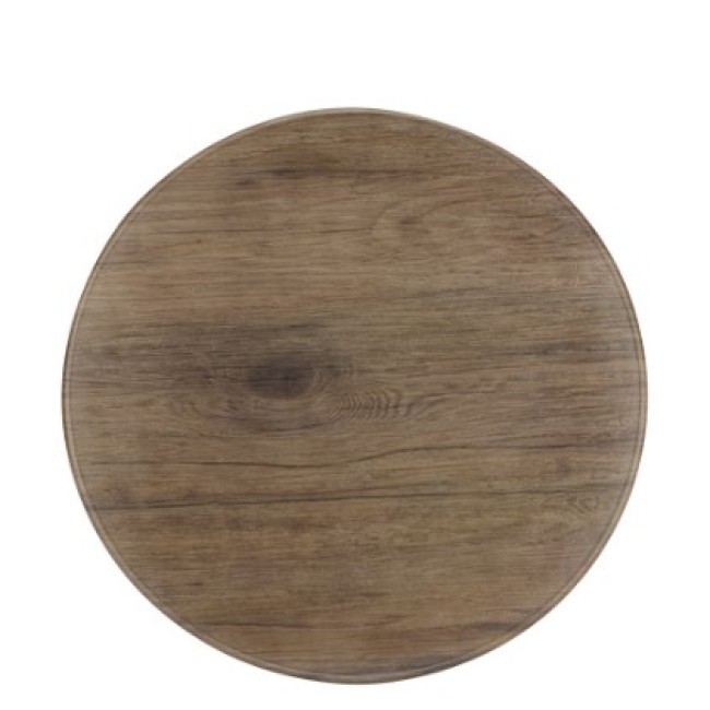 Меламиново плато кръгло ф33см MELA OAK (406613ER5) - Horecano