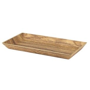 Правоъгълно плато, 14x27xh2,5см, полистирен, WILLOW BUFFET-( 10319-CW) - Еvelin