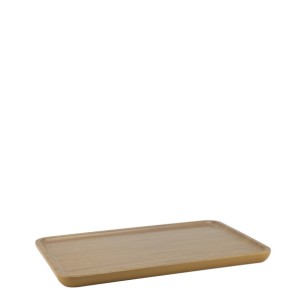 Меламиново плато с декор дърво 30x22xh2см за стойка BASICS 3 нива 28x22xh44см VIOLA-(414112HG104) - Horecano