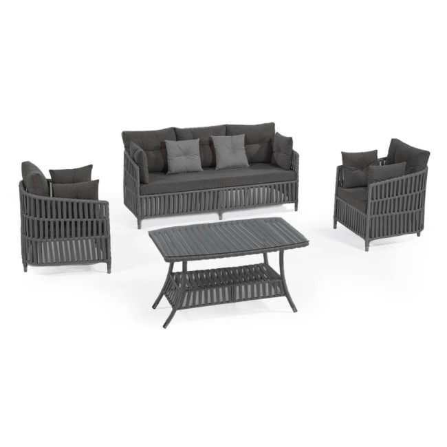 Градински сет MANILA антрацит OUTDOOR-(NT022-N1009) - Horecano