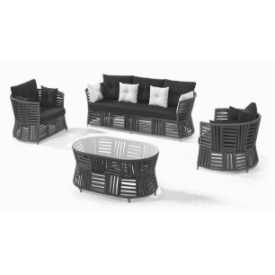 Градински сет LUCCA антрацит OUTDOOR-(NT024-N1009) - Horecano