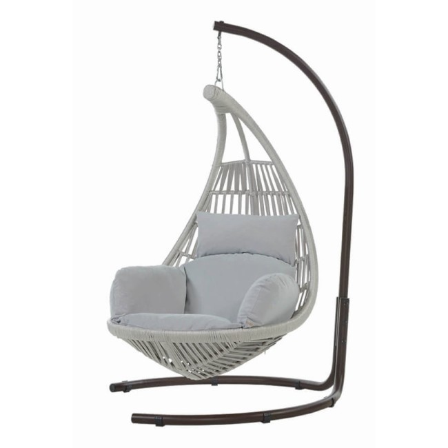Люлка SIENA светло сива OUTDOOR-(NT018-N1007) - Horecano