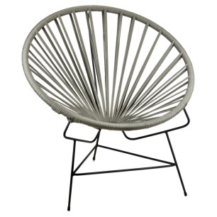 Кресло PAIA 80x80xh85см сиво OUTDOOR-(NT032-N1008) - Horecano