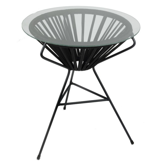 Маса PAIA ф50h55см черна OUTDOOR-(NT031-N1010) - Horecano