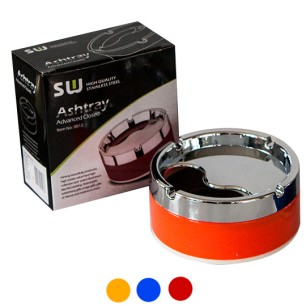 Иноксов пепелник ветроустойчив 10x5,2см  M-7711 CN-(7760-2 / 9903-2) (M) - Horecano
