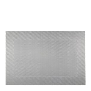 Подложка за хранене с кант сребриста 45x30см PVC (HC-981310) ST010371 181152-3 243023-1 - Horecano