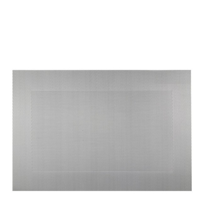 Подложка за хранене с кант сребриста 45x30см PVC (HC-981310) ST010371 181152-3 243023-1 - Horecano