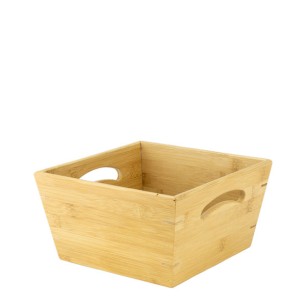 Бамбукова квадратна купа 22x22xh12см HORECANO-FAIA-(HC-981502) 