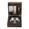 Пепелник с резачка за пури Wood 12x12xh7см (HC-981561) (SH-3000 WN) - Horecano