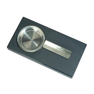Пепелник за пури Carbon Fiber 20x10xh2,5см (HC-981562) (SH-1159CA) - Horecano