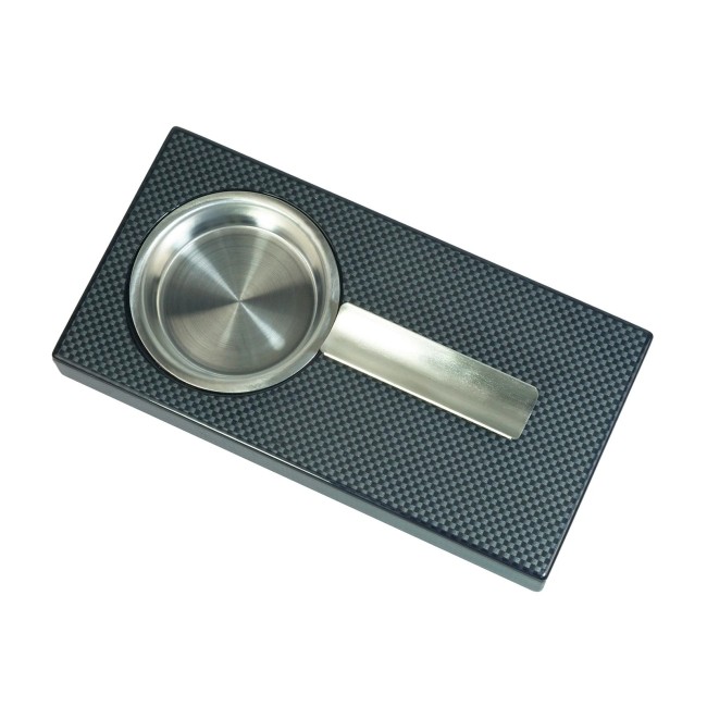 Пепелник за пури Carbon Fiber 20x10xh2,5см (HC-981562) (SH-1159CA) - Horecano